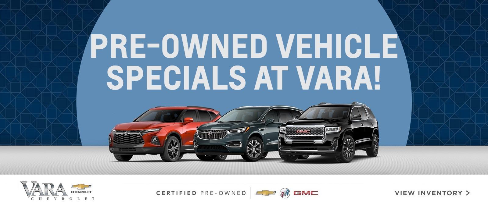 VIEW USED AND CERTIFIED VEHICLE SPECIALS AT VARA CHEVROLET OF SAN ANTONIO, TX