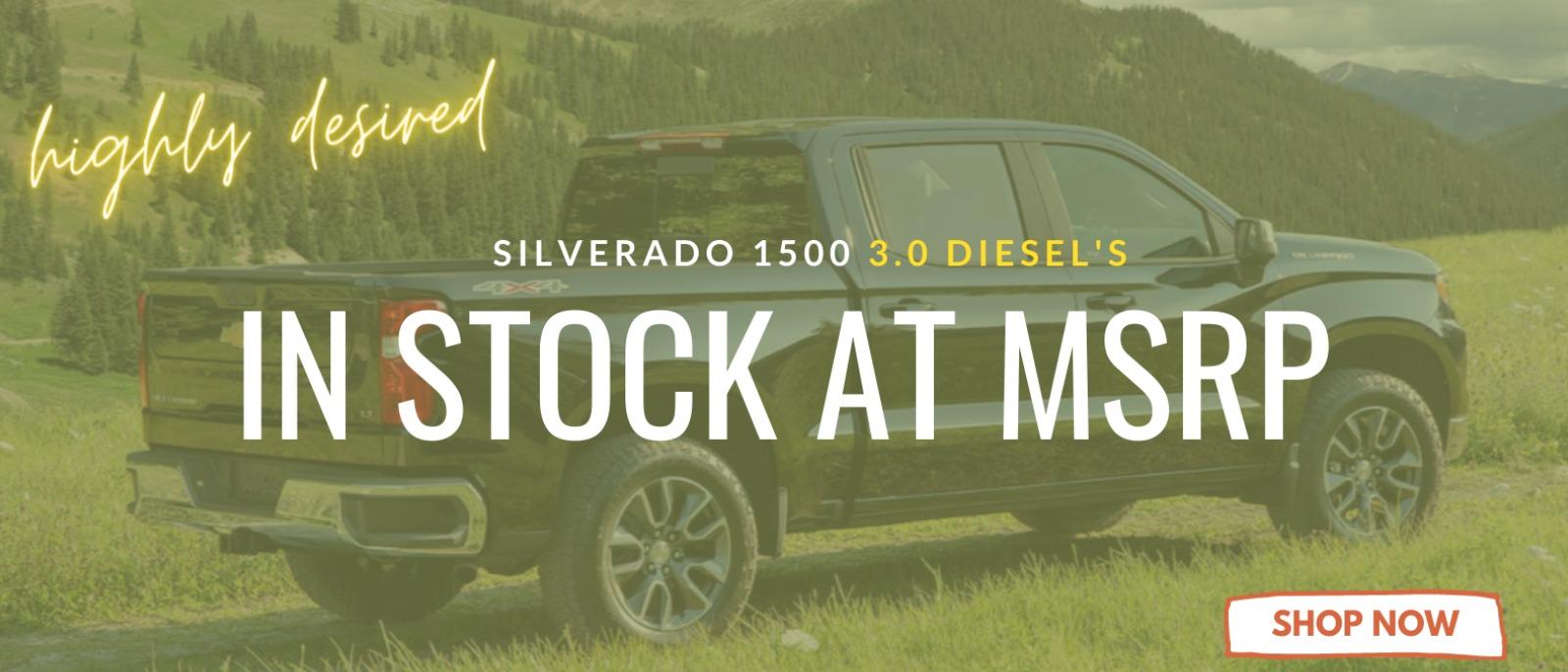Silverado 1500 3.0 Diesels In Stock
