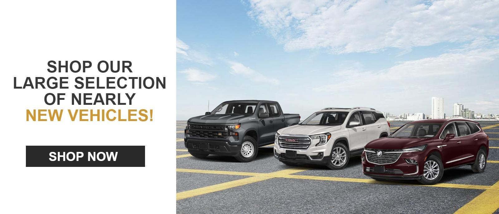 Shop Our Large Selection of Nearly New Vehicles!