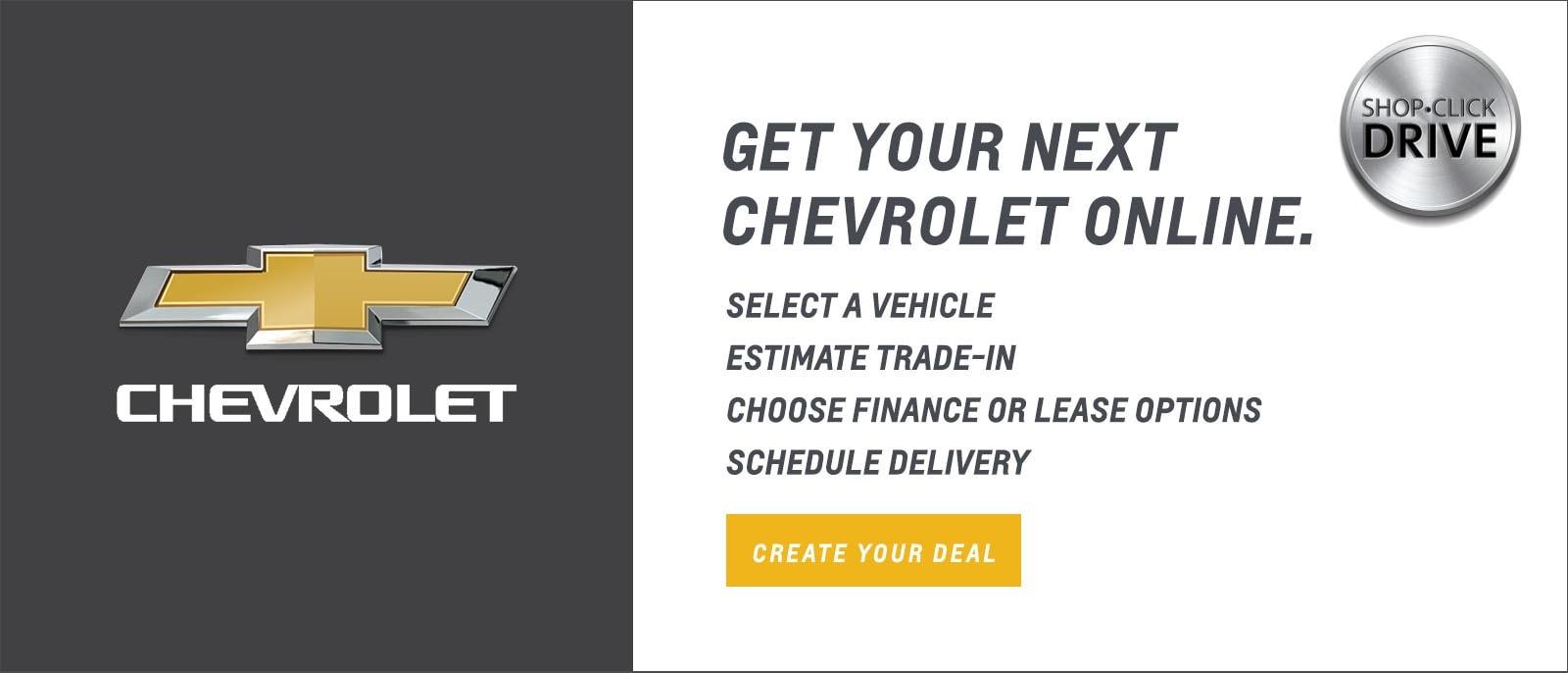 Get your Next Chevrolet online