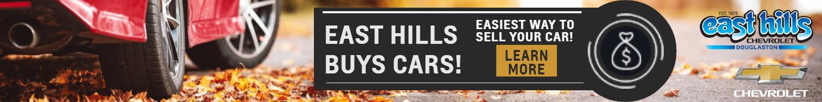 East Hills Buys Cars 
Easiest Way to Sell Your Car
