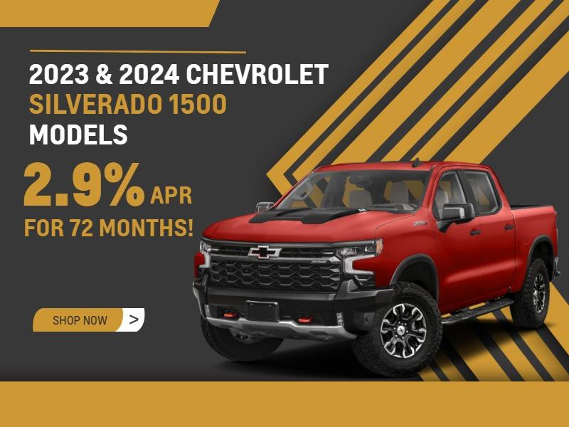 2023 & 2024 Chevy Silverado 1500 APR Offer