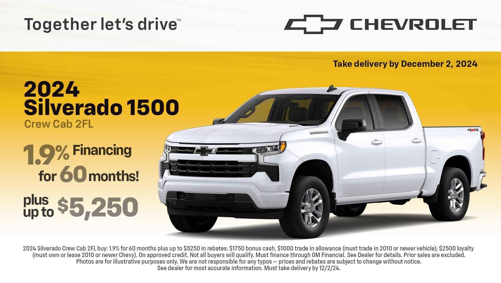 2024 Silverado APR Offer