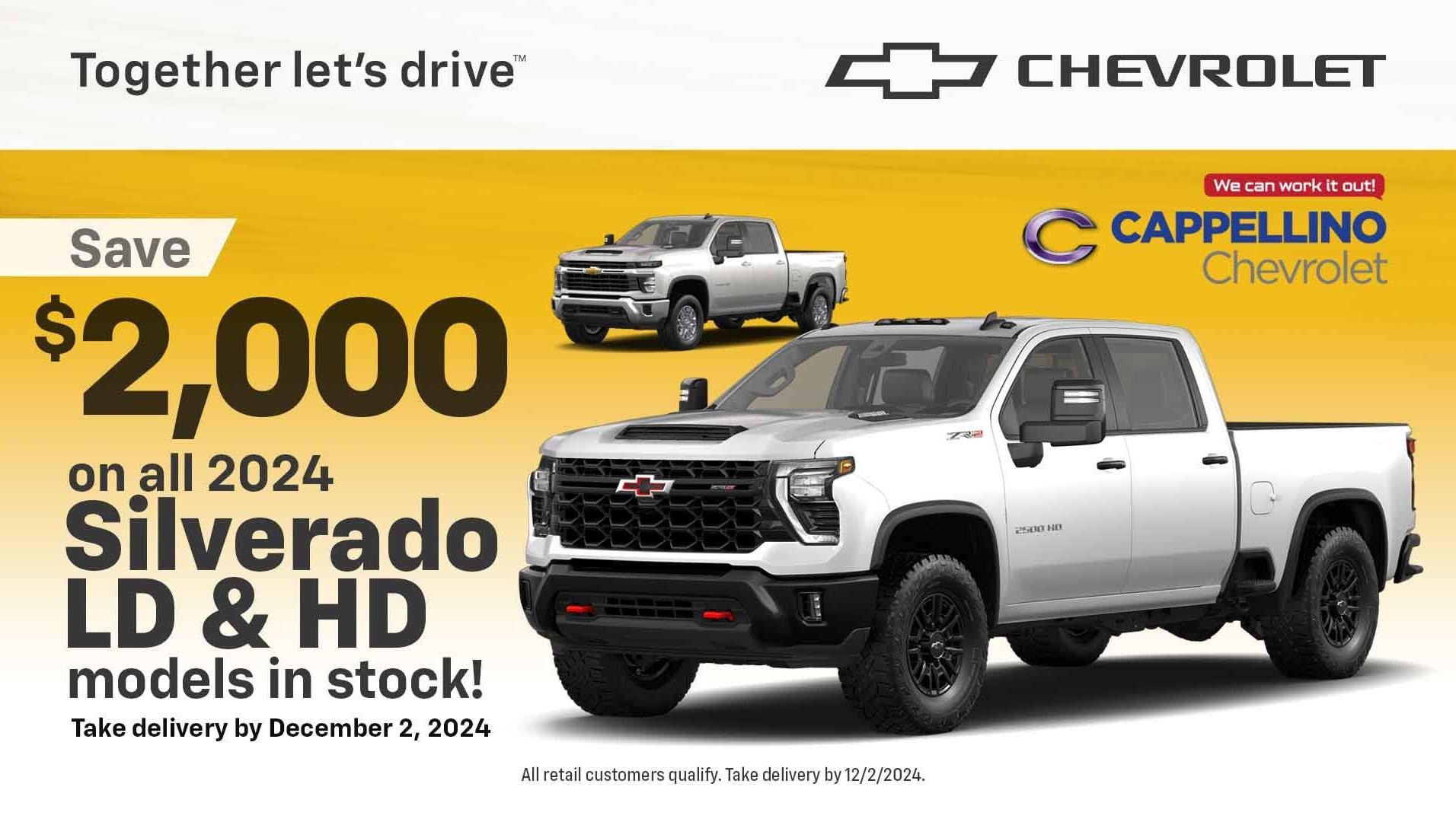 2024 Silverado Dealer Savings