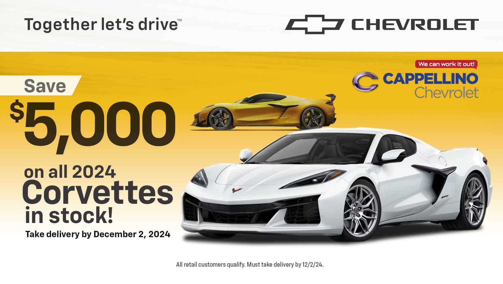 2024 Corvette Stingray Dealer Savings