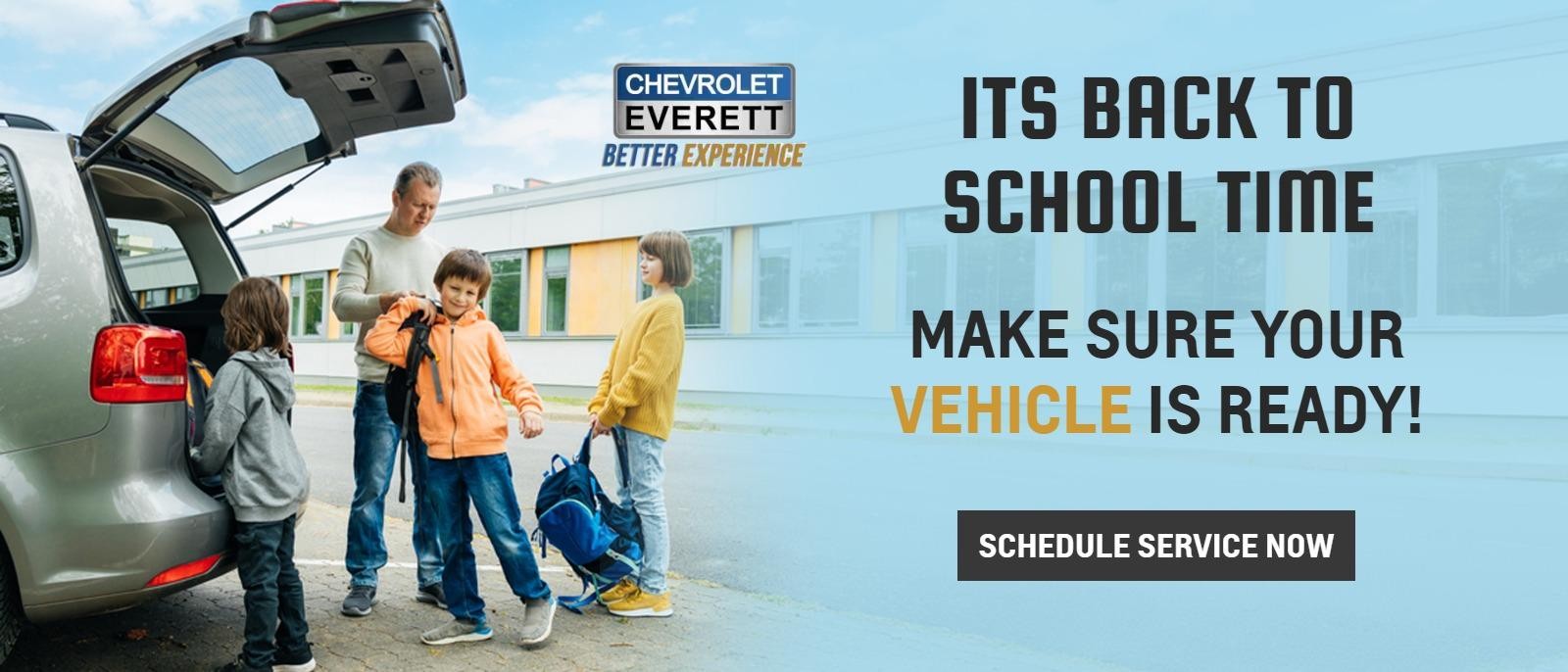 Its BACK TO SCHOOL TIME
Make sure your vehicle is ready!