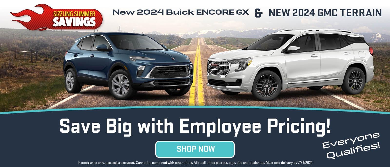 New 2024 GMC Terrain & Buick Encore GX Models