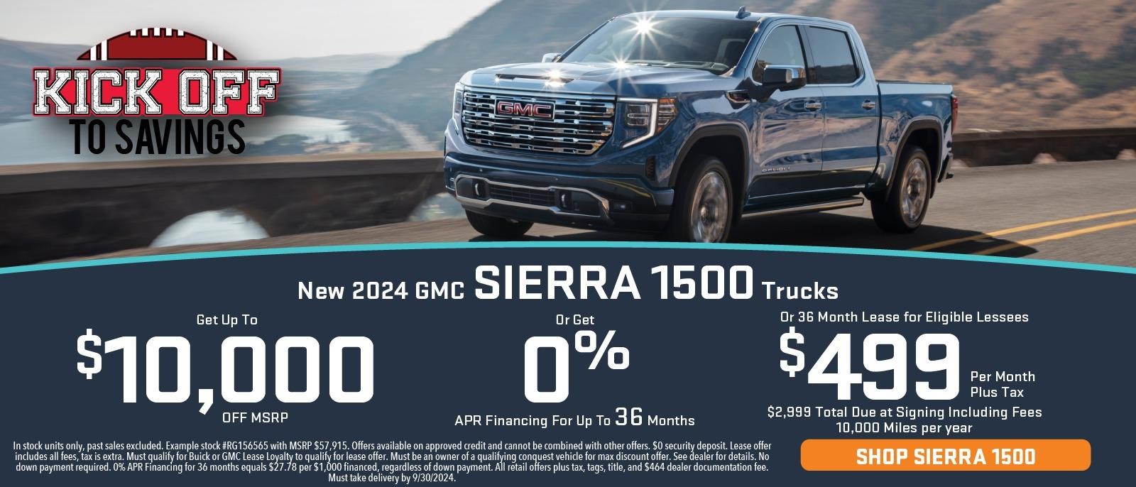 New 2024 GMC Sierra 1500 Trucks