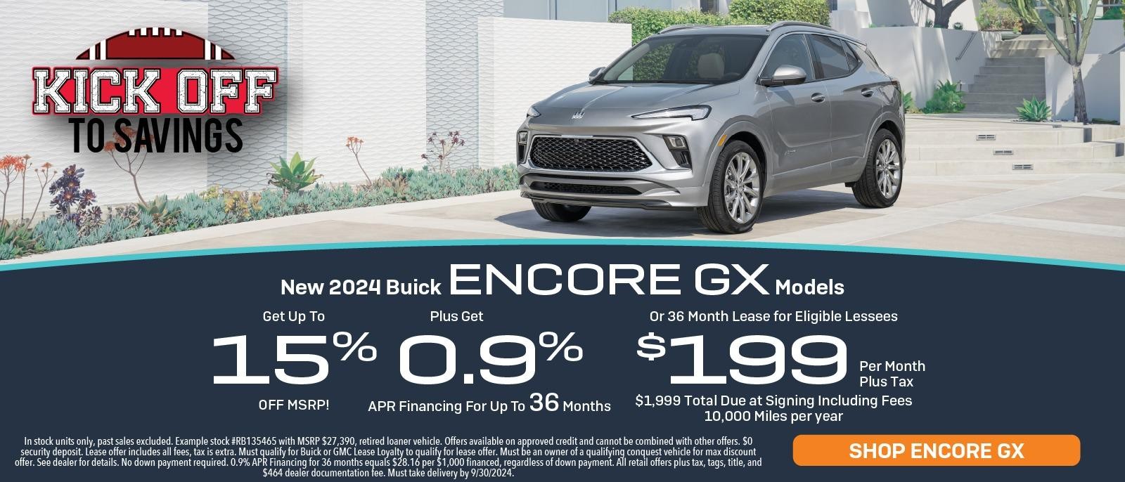 New 2024 Buick Encore GX Models