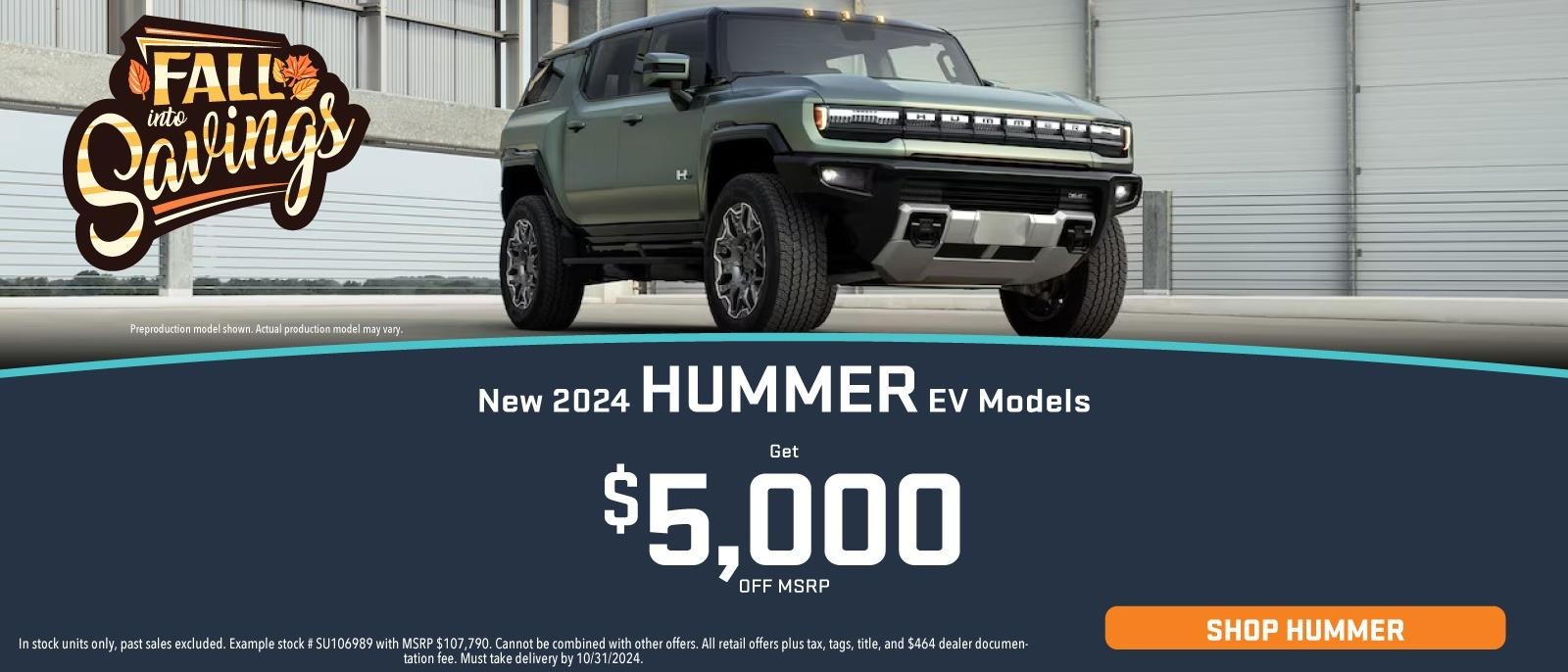 New 2024 Hummer EV Models