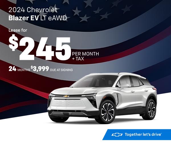 2024 CHEVROLET Blazer EV LT eAWD                  $245/mo