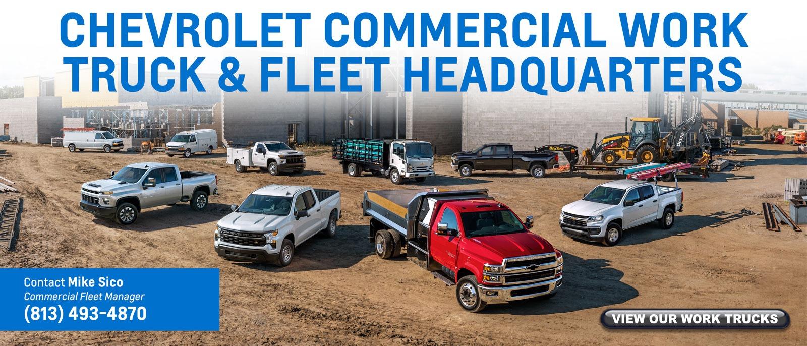 Tarpon Springs Chevrolet Commercial Work Truck & Fleet Headquarters