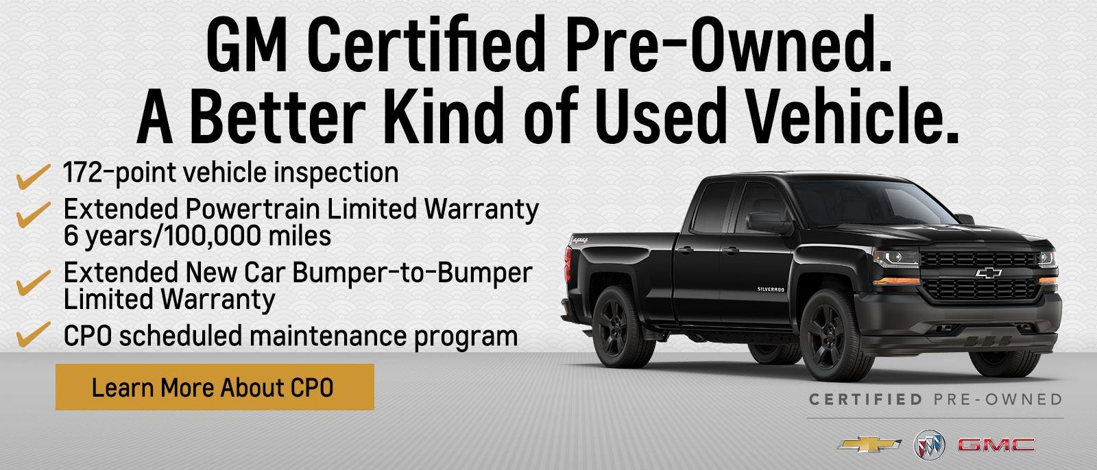 GM Certified Pre-Owned | A better kind of used vehicle