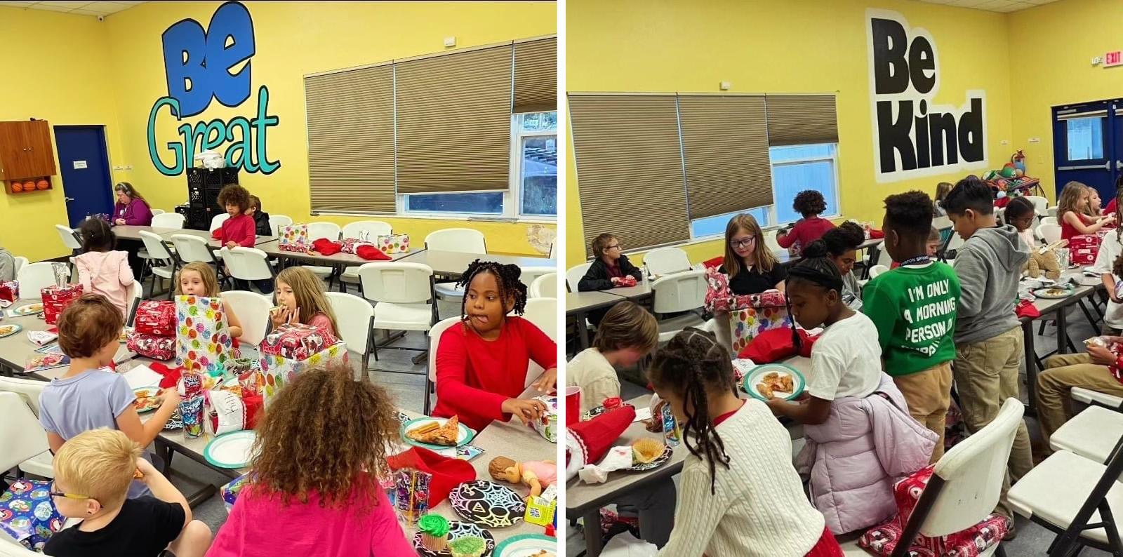Ferman of Tarpon Springs sponsors a Christmas Pizza party and gift giving for the Boys & Girls club of the Suncoast