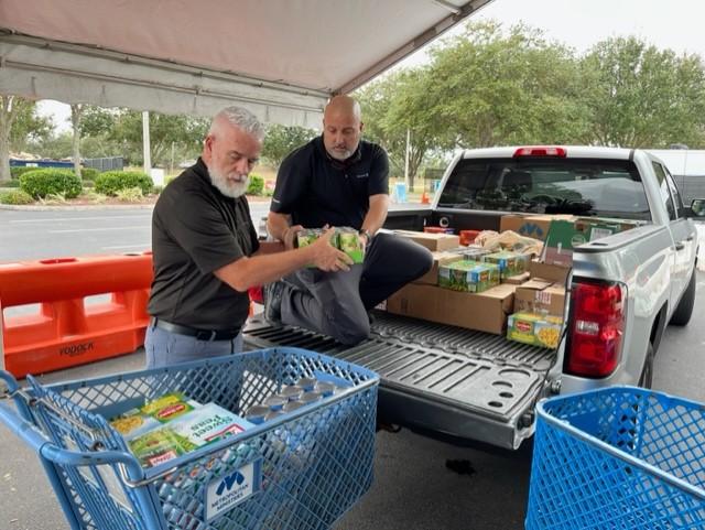 Ferman Chevrolet of Tarpon Springs donating food for "Boxes of Hope" Food Drive through Metropolitan Ministries