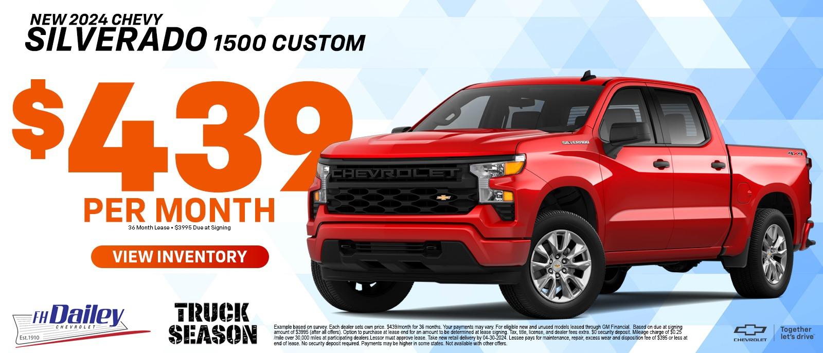 Chevrolet | Silverado 1500 Custom | Hero Slide | 04321796
