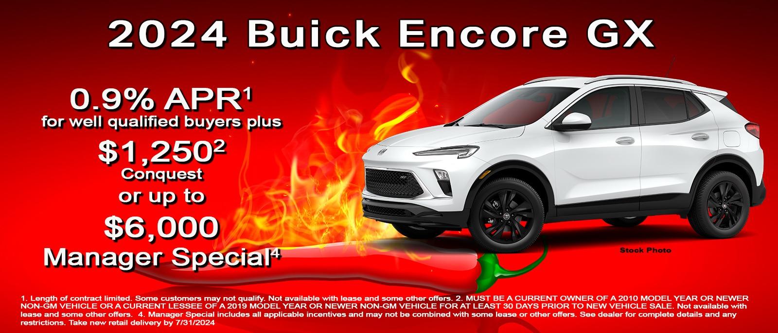 Save up to $6000 on your new Buick  Enclore GX