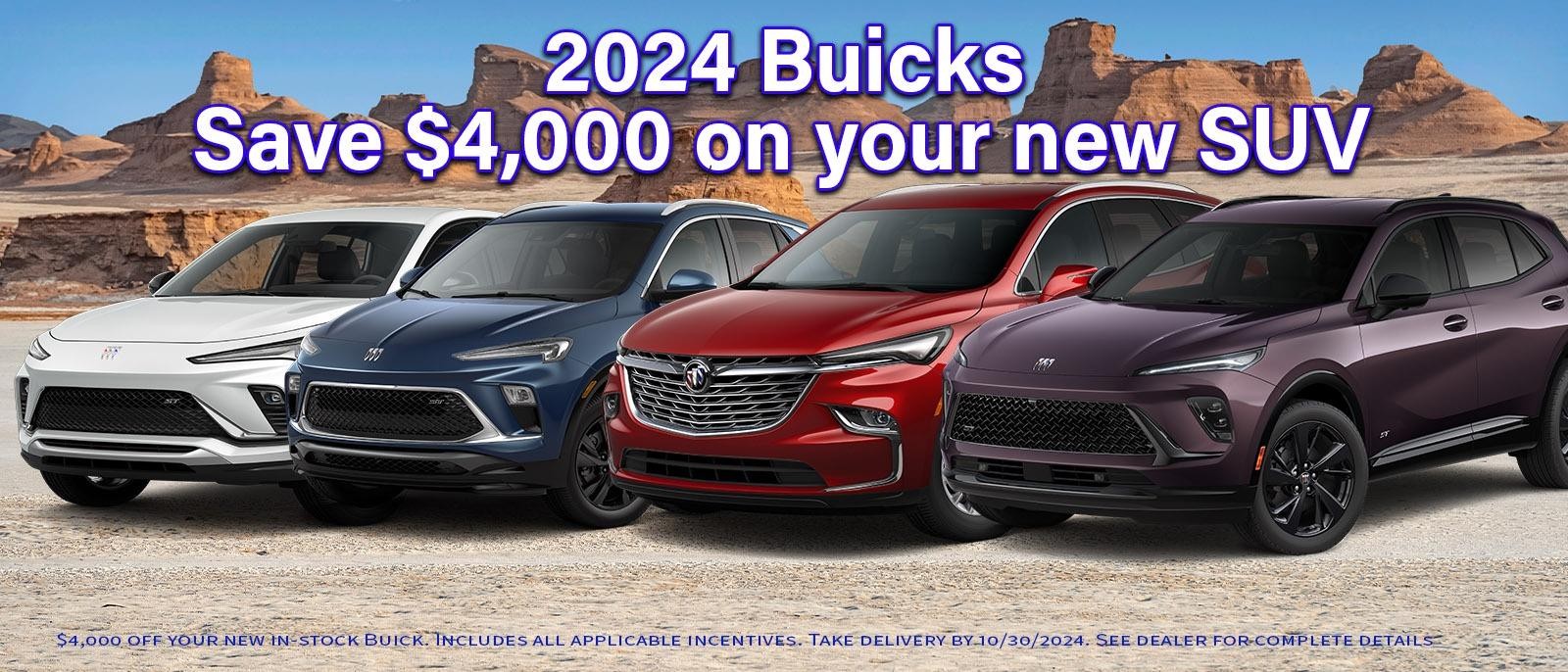 Save $4ooo on your new Buick