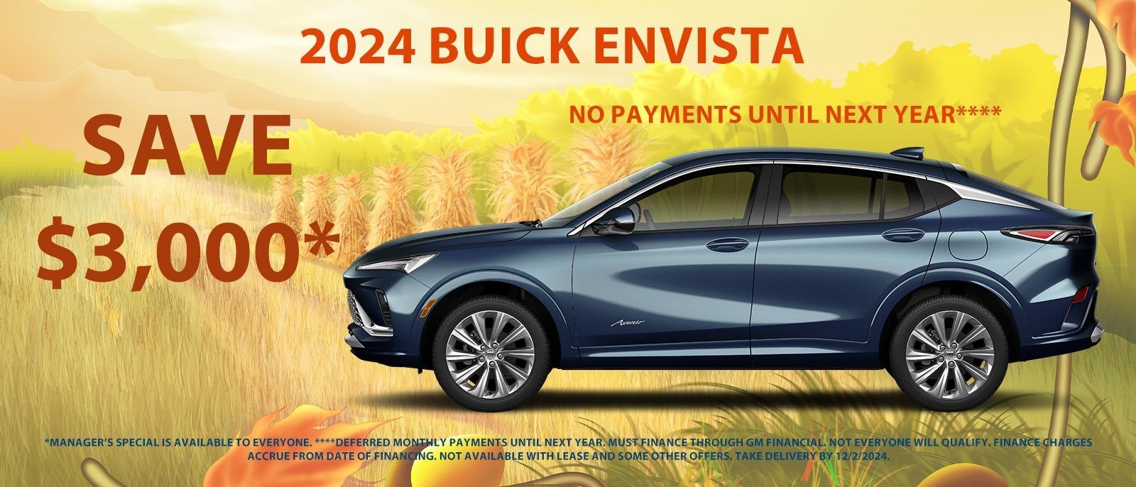 Save $3000 on your new Envista