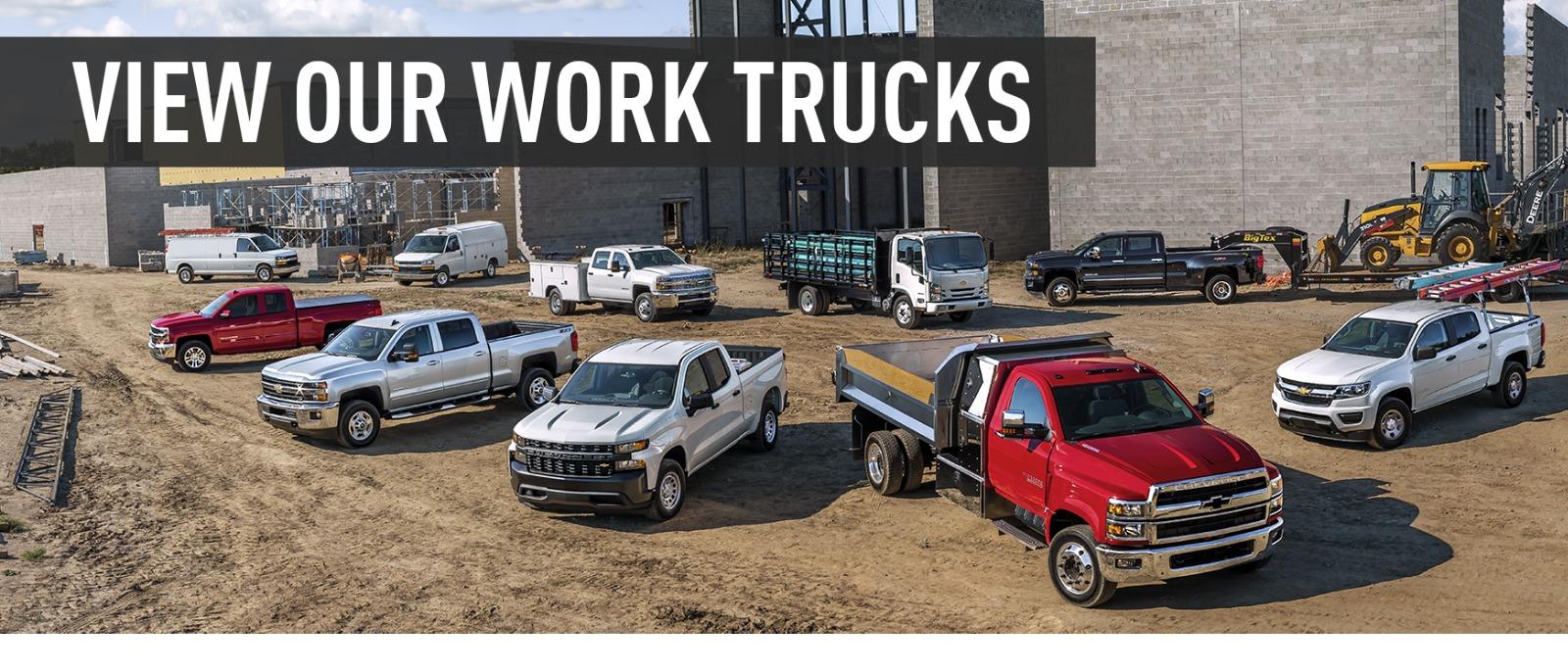 View Our Work Trucks