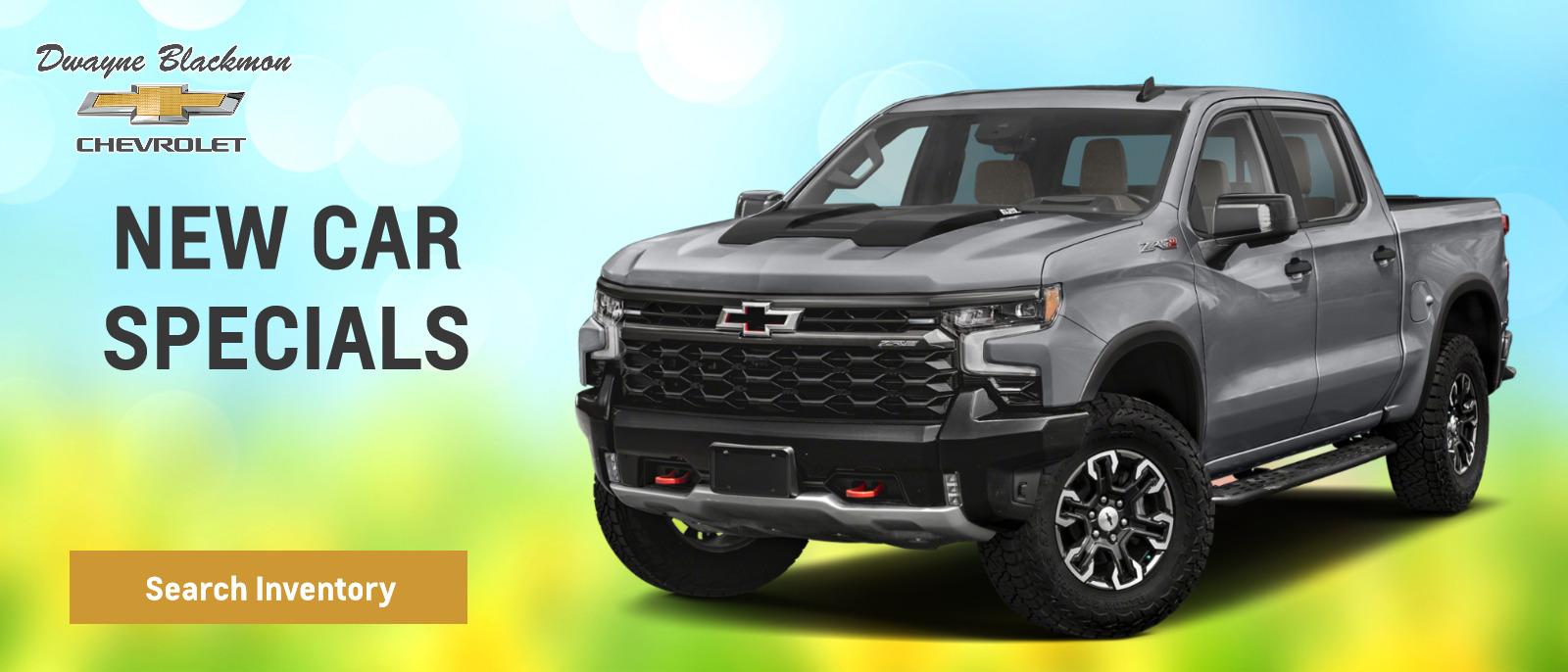 New Monthly Specials at Blackmon Chevrolet