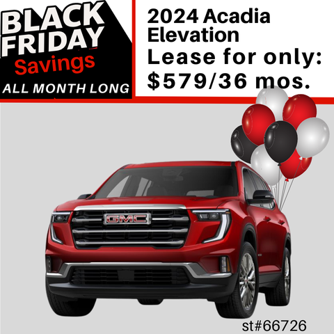 2024 Acadia ElevationLease for only: $549/36 mos