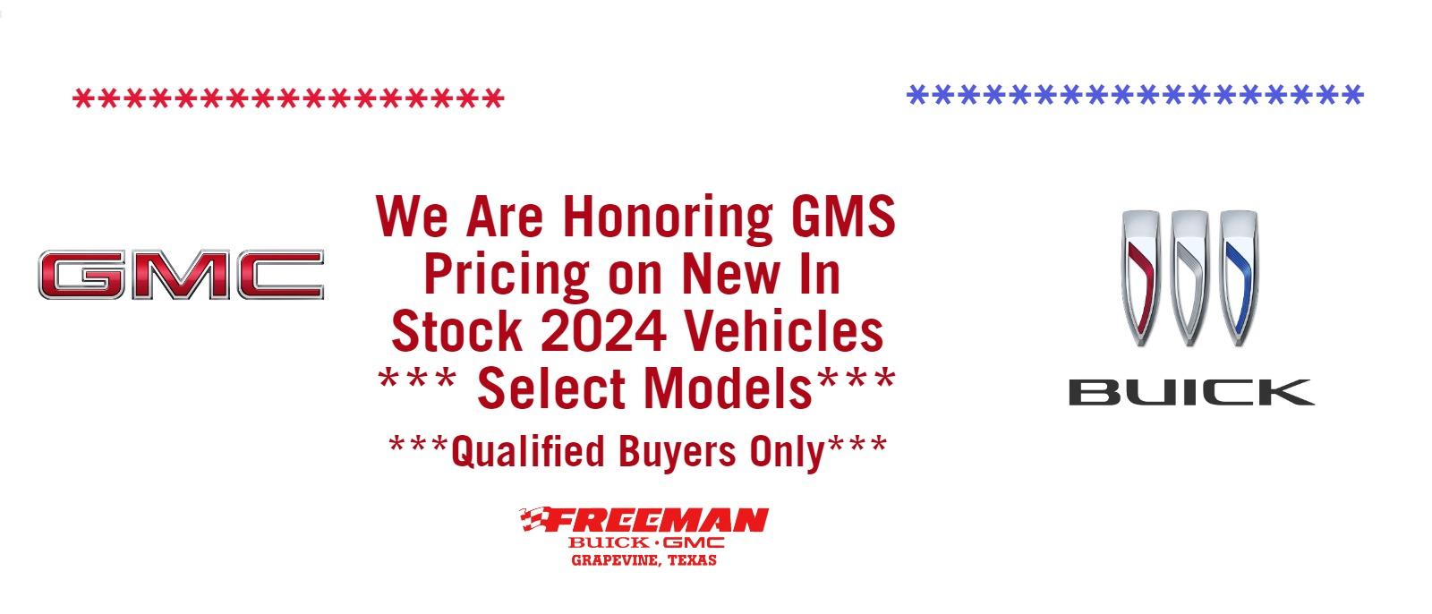 GMS Pricing for qualified buyers