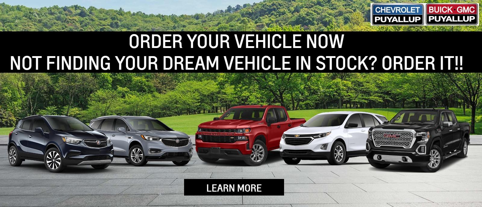 Order Your Vehicle NOW
Not finding your dream vehicle in stock? Order it!!
