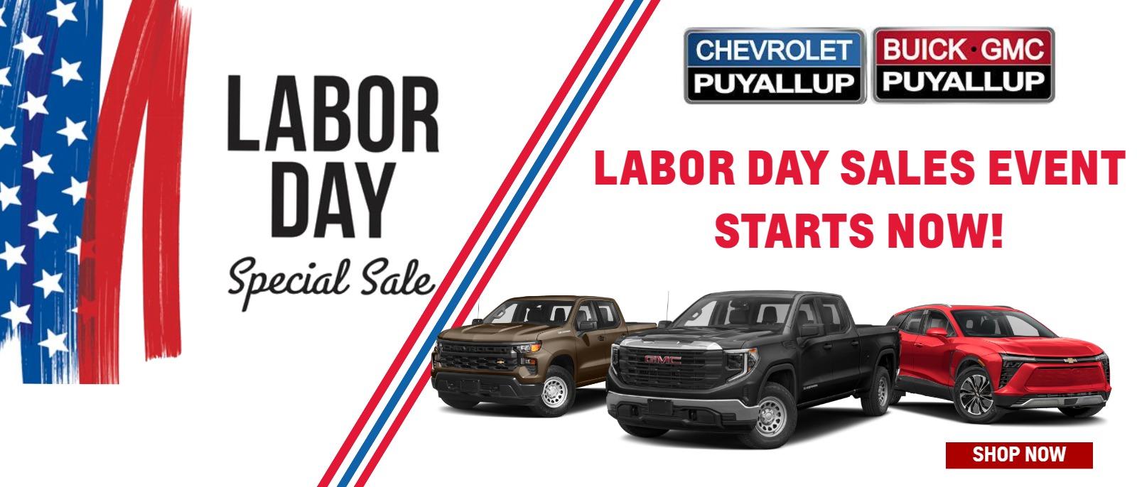 Labor Day Sales Event Starts NOW! | HERO | 04365625