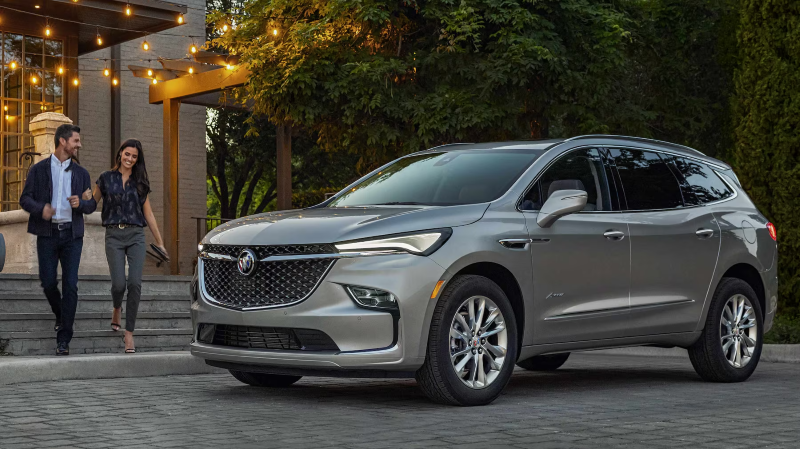 A Buick SUV is parked in Kansas City, MO