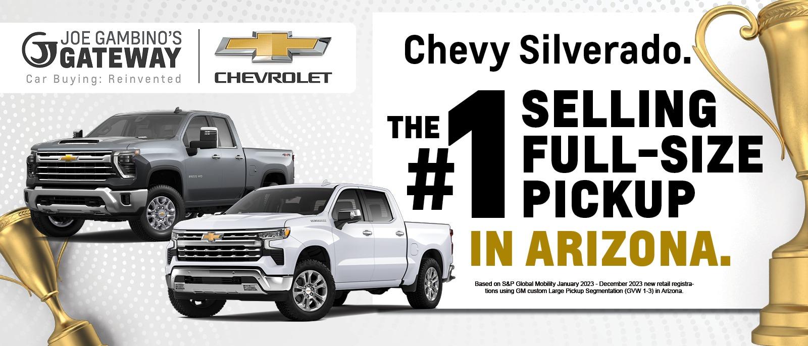 Chevy Silverado
The #1 Selling Full-Size Pickup in Arizona