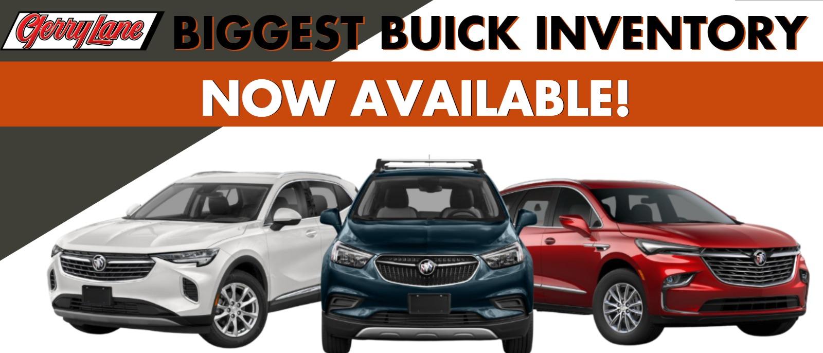 SEE THE BUICK INVENTORY AT GERRY LANE