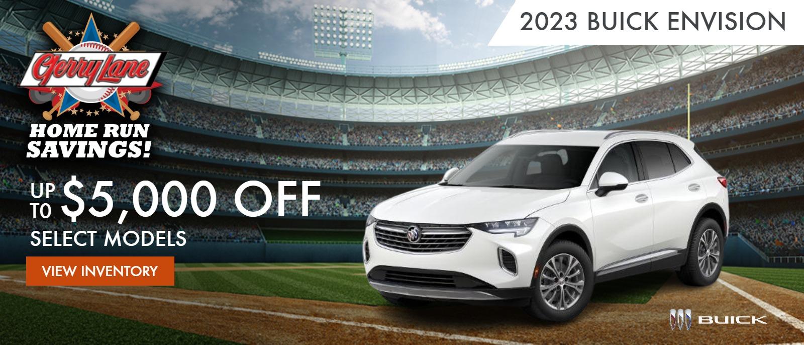 2023 Envision Up to $5,000 Off
