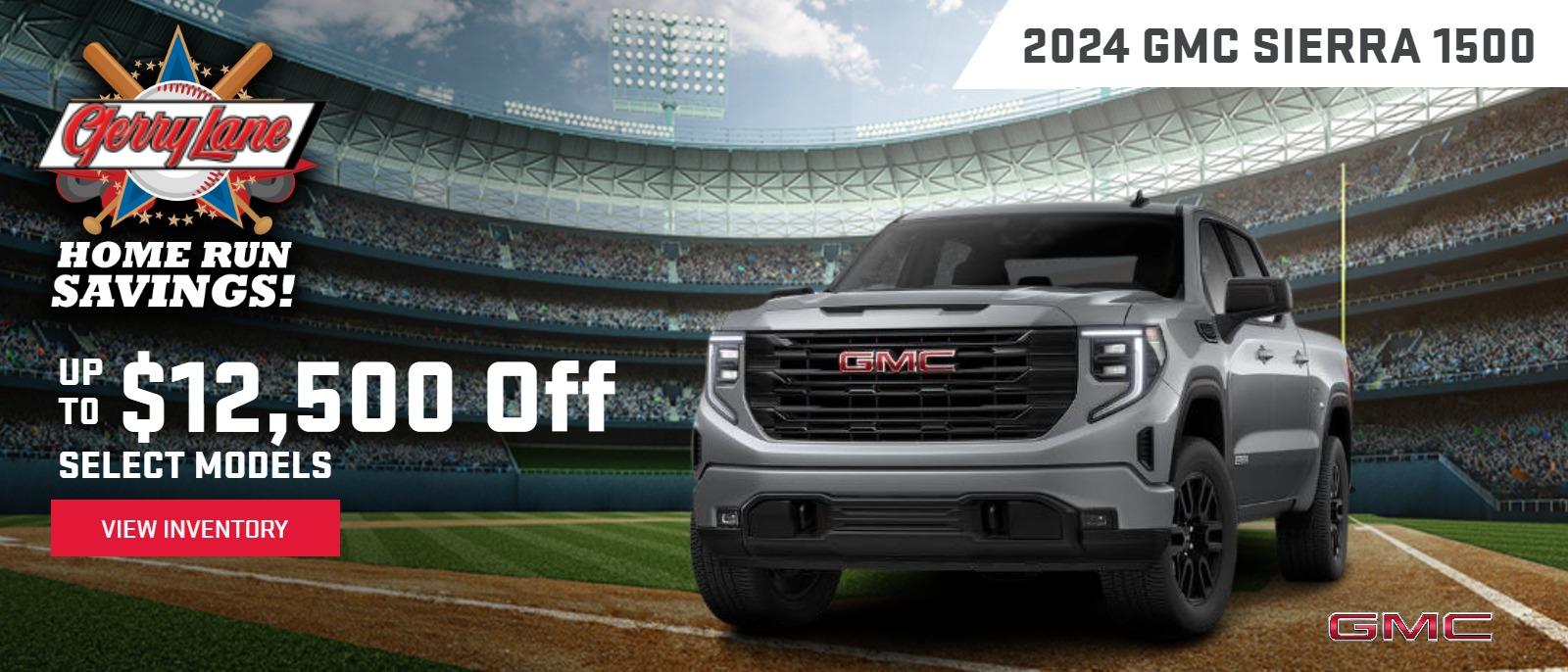 2024 Sierra Up to $12,500 Off