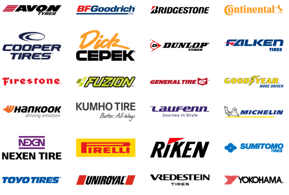 List of tire brands AutoNation Chevrolet North carries