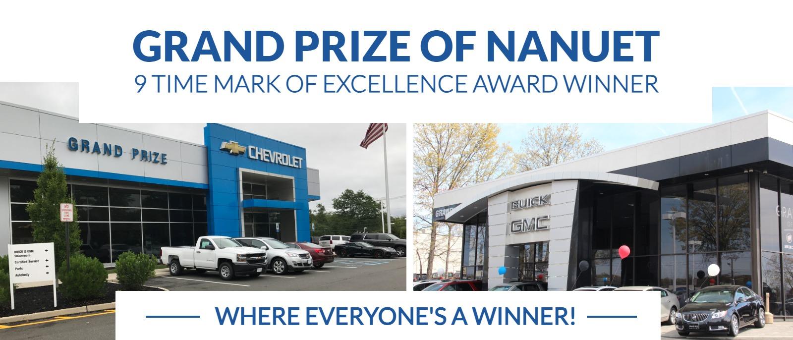 Grand Prize of Nanuet | 9 Time Mark of Excellence Award Winner| Where Everyone's A Winner!