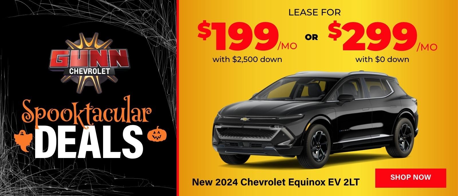 Gunn Chevrolet Equinox EV October lease offer