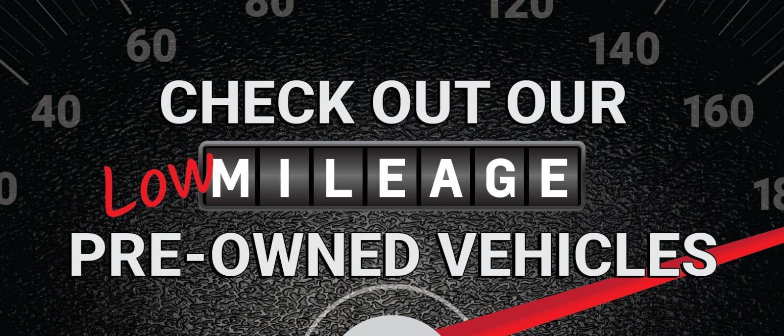 Low Mileage Used Vehicles