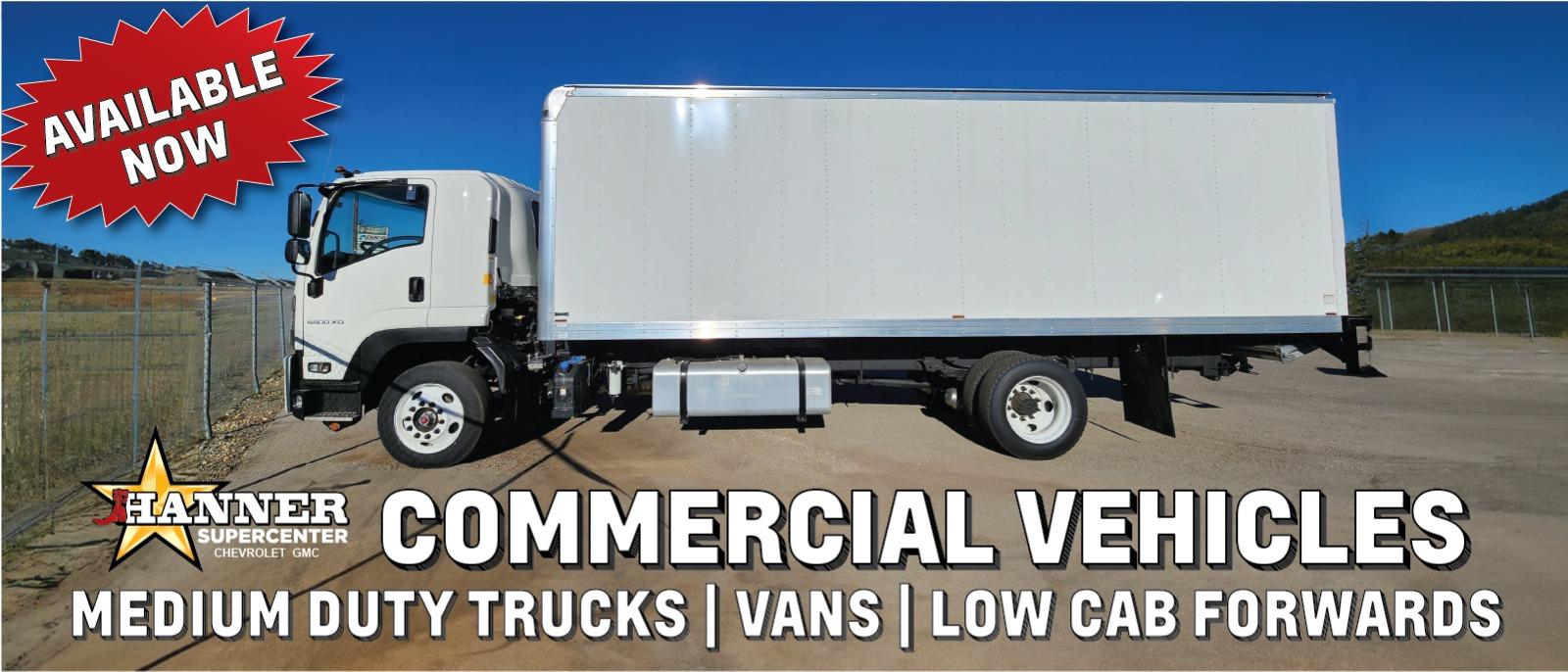Commercial Vehicles Available Now