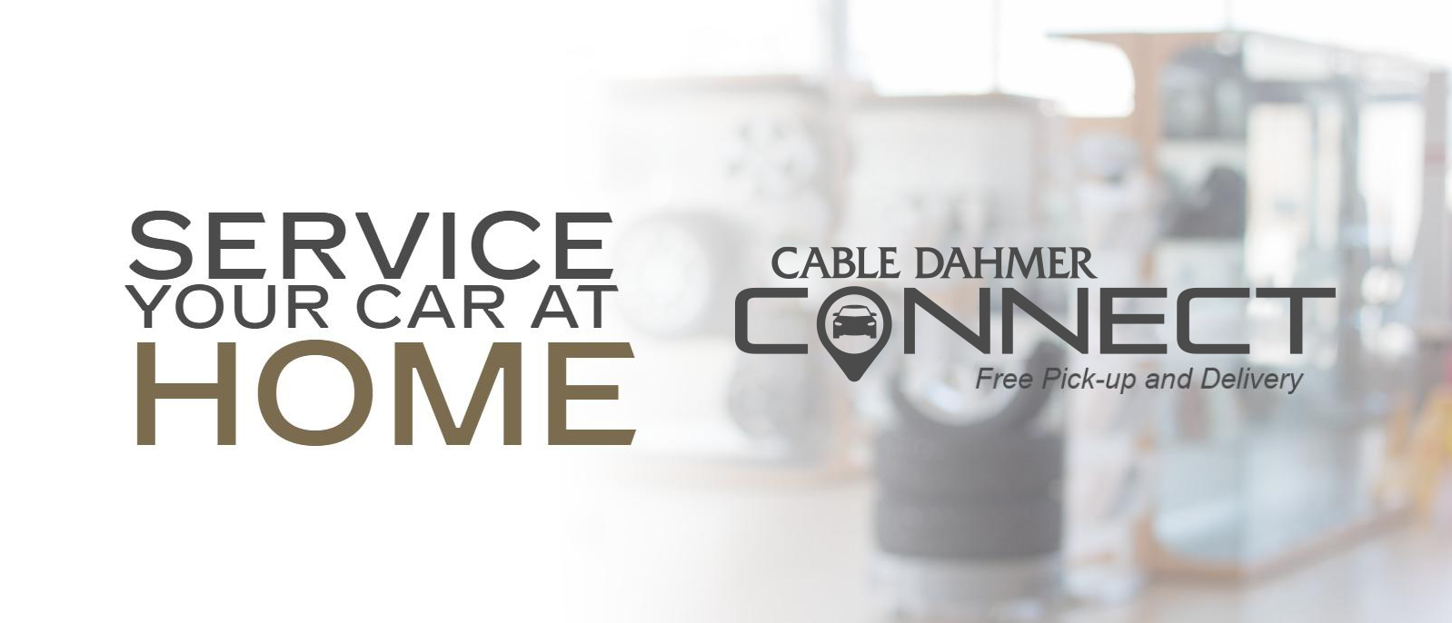 Service your car at home with Cable Dahmer connect