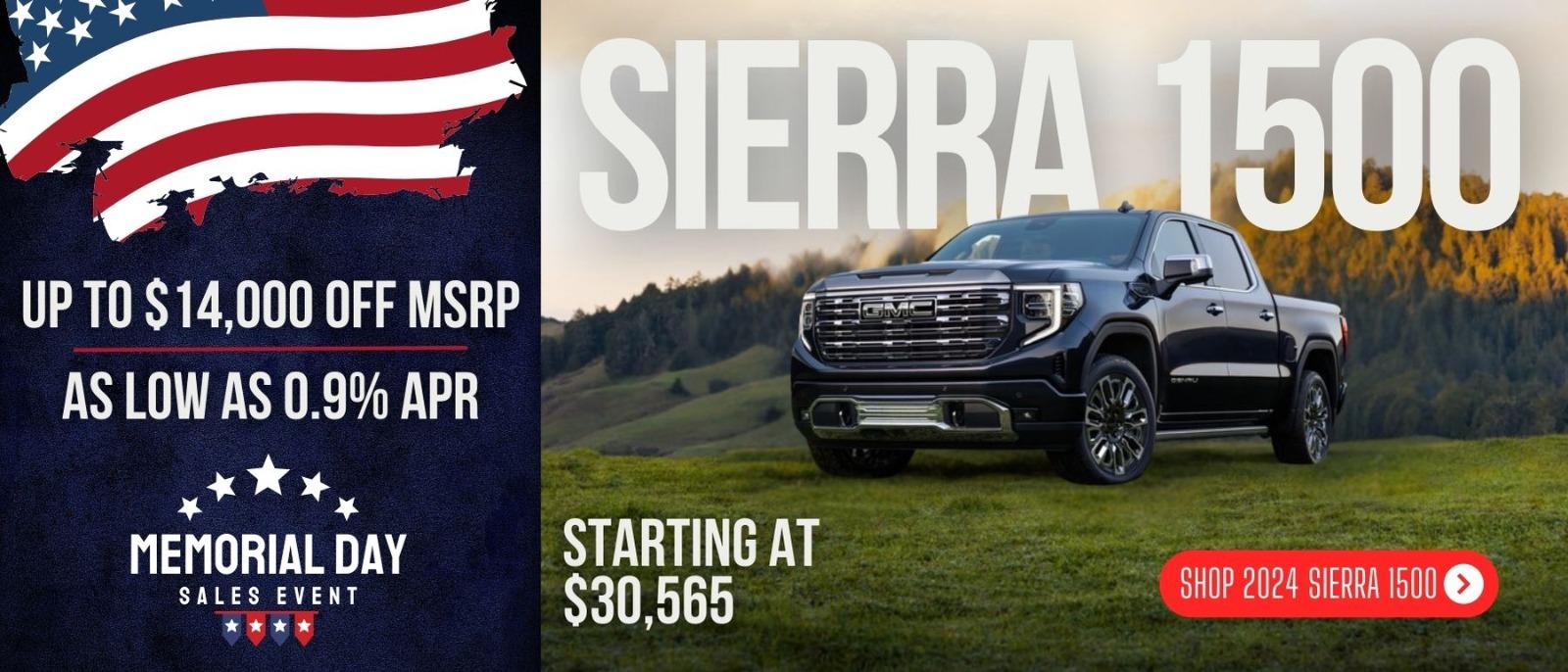 Sierra 1500 on Sale April 2024