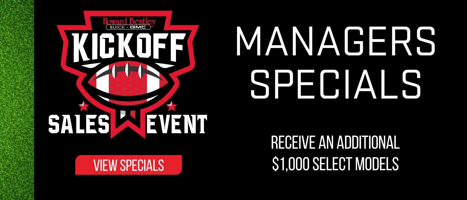 managers specials