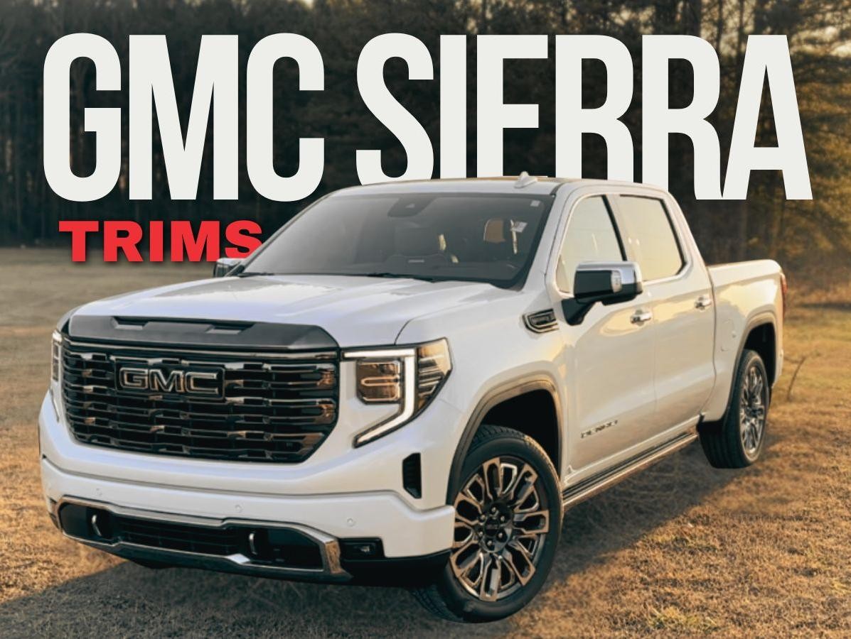 2024 GMC Sierra Trim Comparison