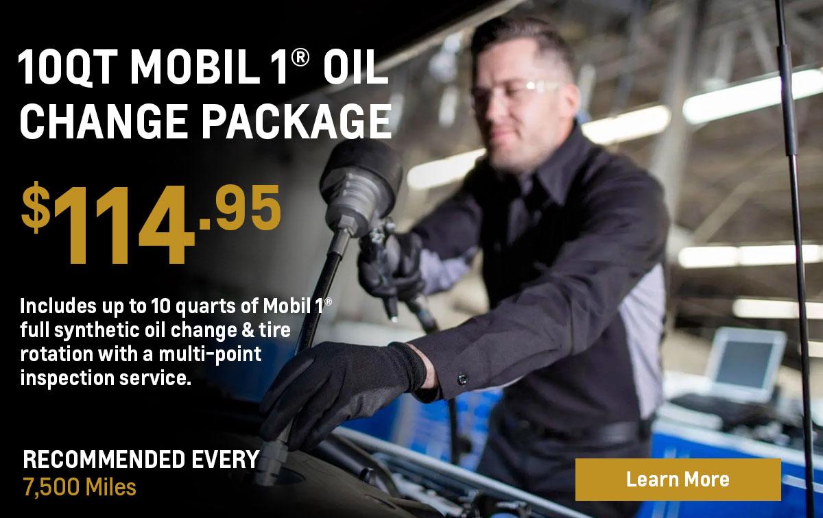 10-Qt Mobil1 Oil Change Package