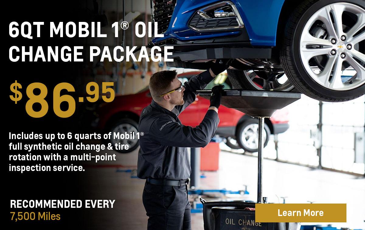 6-Qt Mobil1 Oil Change Package