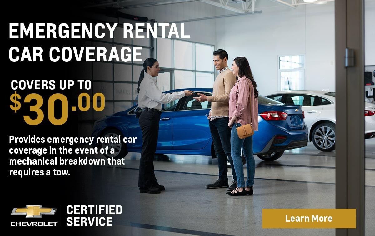 Emergency Rental Car Coverage