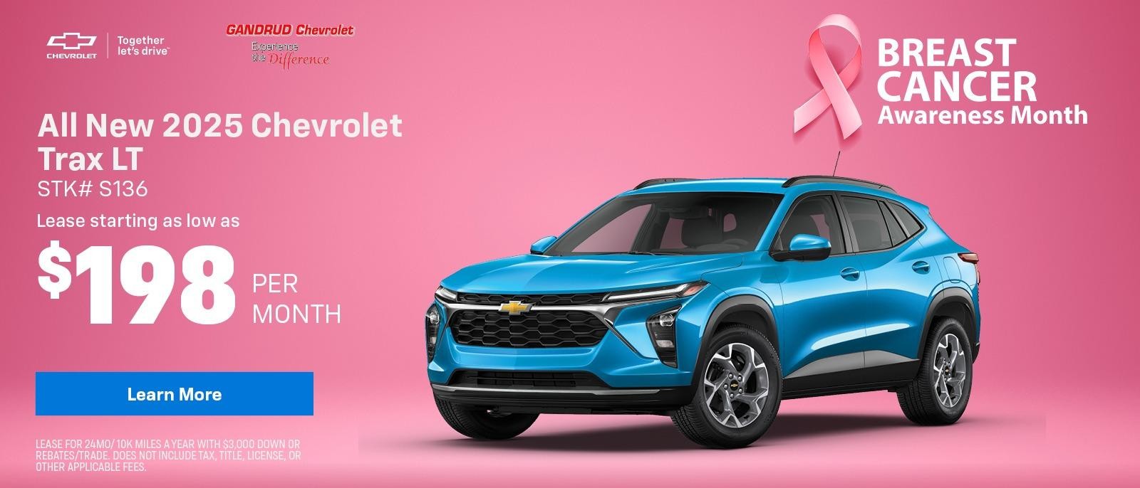 All New 2025 Chevrolet
Trax LT