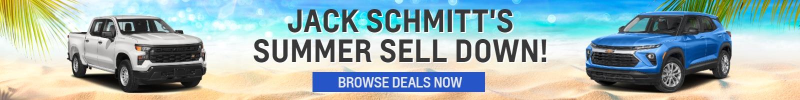 Jack Schmitt's SUMMER Sell Down!