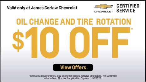 Oil Change Tire Rotation $10 off