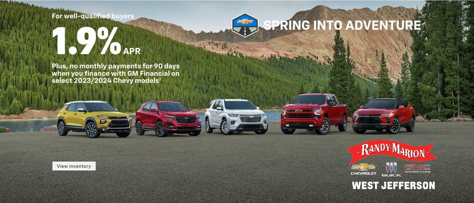 GET SPECIAL FINANCING AT RANDY MARON CHEVROLET BUICK GMC OF WEST JEFFERSON